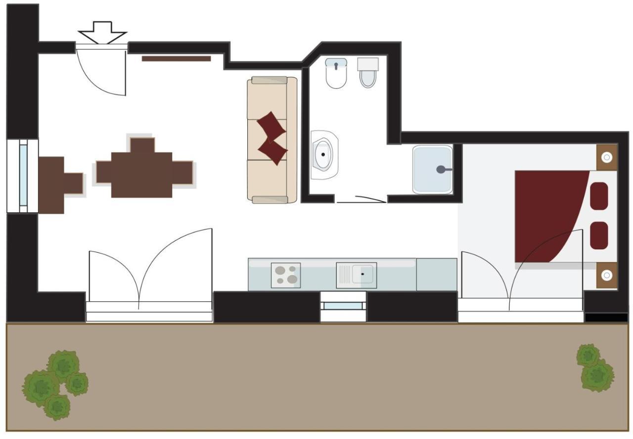 Apartamento Tyrol Living & Cafe Nova Levante Exterior foto